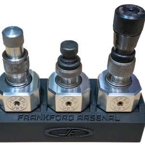 Frankford M-Press Coaxial Press Die block and Holder Bundle Made in USA-JOFER USA