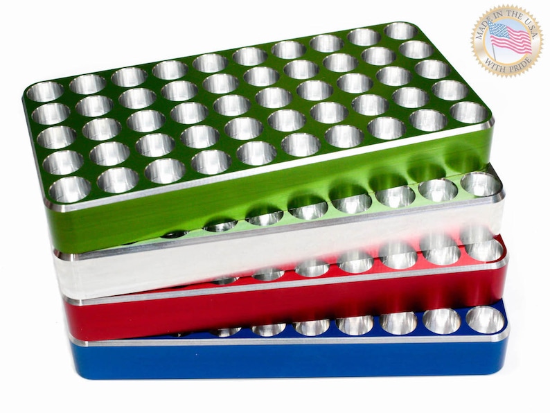 45 ACP Reloading Block Loading Tray CNC Made Solid Billet Aluminum by