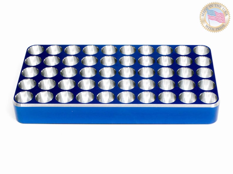 45 ACP Reloading Block Loading Tray CNC Made Solid Billet Aluminum by