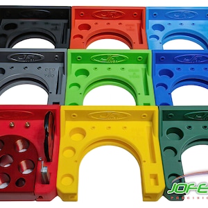 May include: A set of nine different colored plastic tool holders. The holders are designed to hold various tools and accessories. The holders are made in the USA with pride.