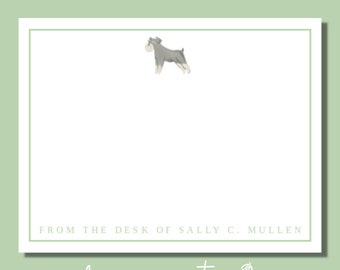 Gepersonaliseerde Schnauzer Notecards