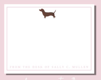 Gepersonaliseerde Teckel Notecards