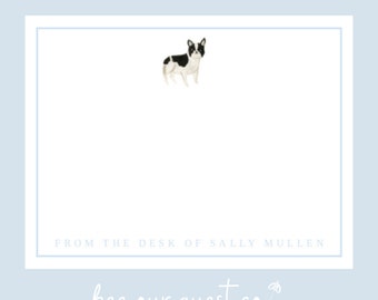 Gepersonaliseerde Frenchie Notecards