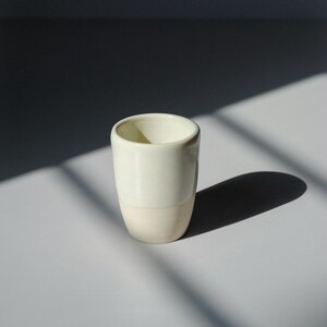 Handmade Ceramic Shot Glass | Minimalist Sipper: copita mezcal, sake cup set, Tequila lovers gift, tequila sipping cups, Mezcal clay cup.