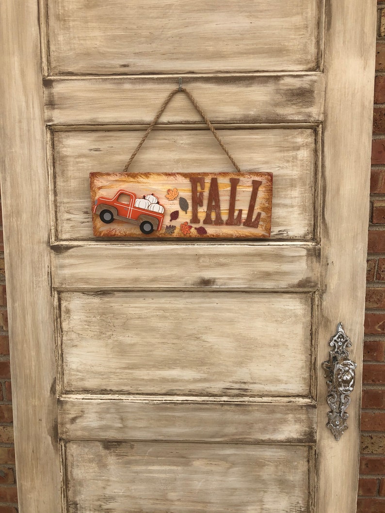 Thanksgiving signsFall signsAutumn SignsHarvest SignWreath AttachmentCountry SignsCountry D\u00e9corRustic D\u00e9corTruck SignFarm House