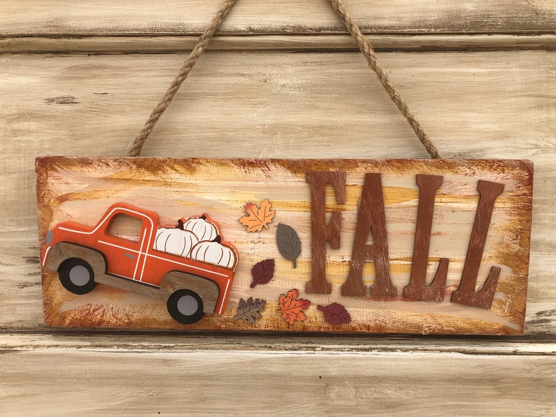 Thanksgiving signsFall signsAutumn SignsHarvest SignWreath AttachmentCountry SignsCountry D\u00e9corRustic D\u00e9corTruck SignFarm House