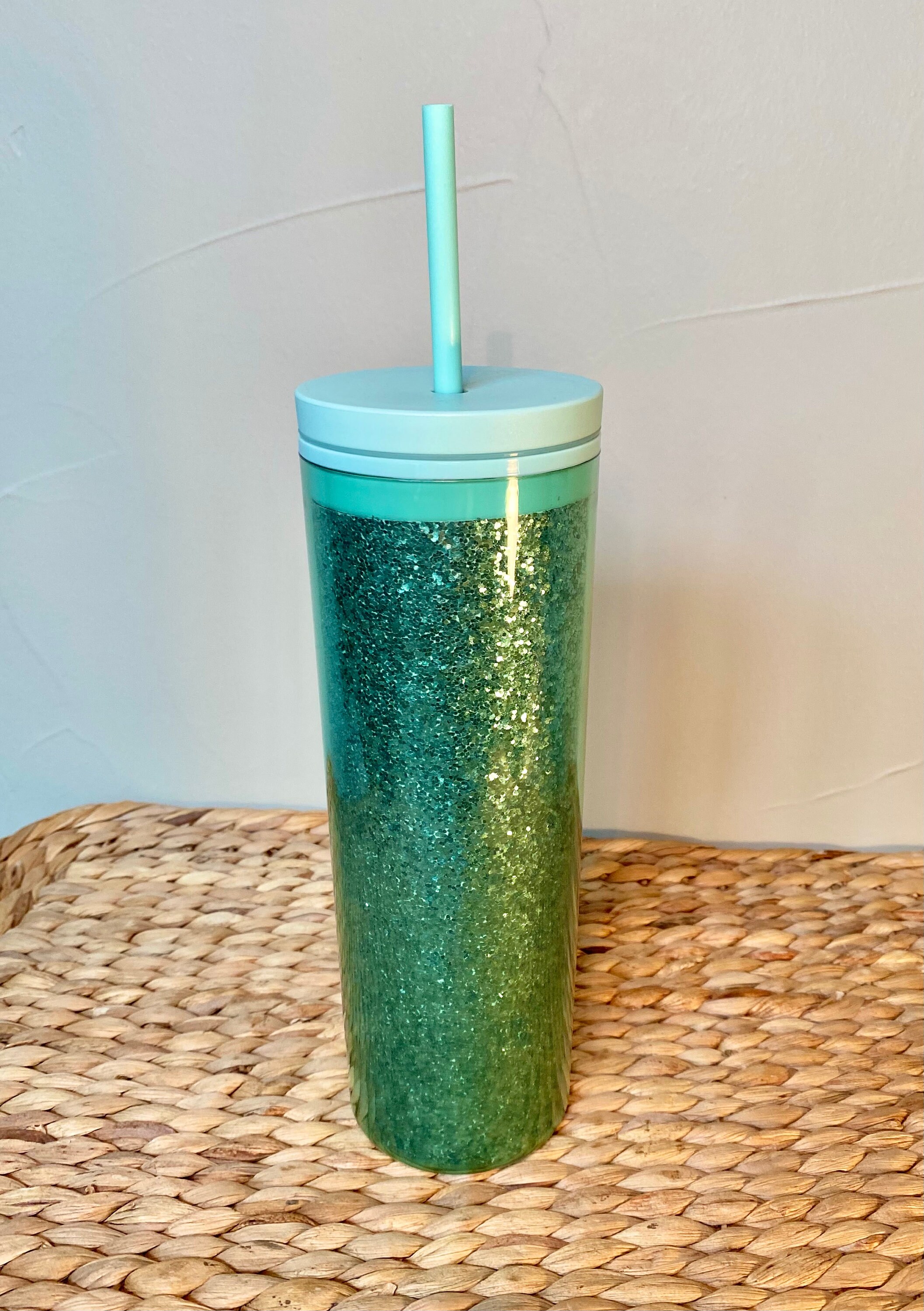 Custom Personalized Reusable 20oz Glitter Tumbler Etsy