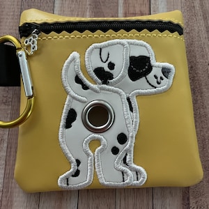 Dalmatian Poop Bag Dispenser, waste bag dispenser, gift for dog mom