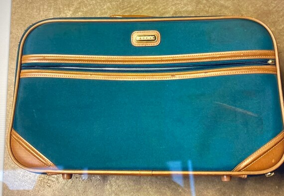 Vintage Jaguar Suitcase 22 Green - Etsy