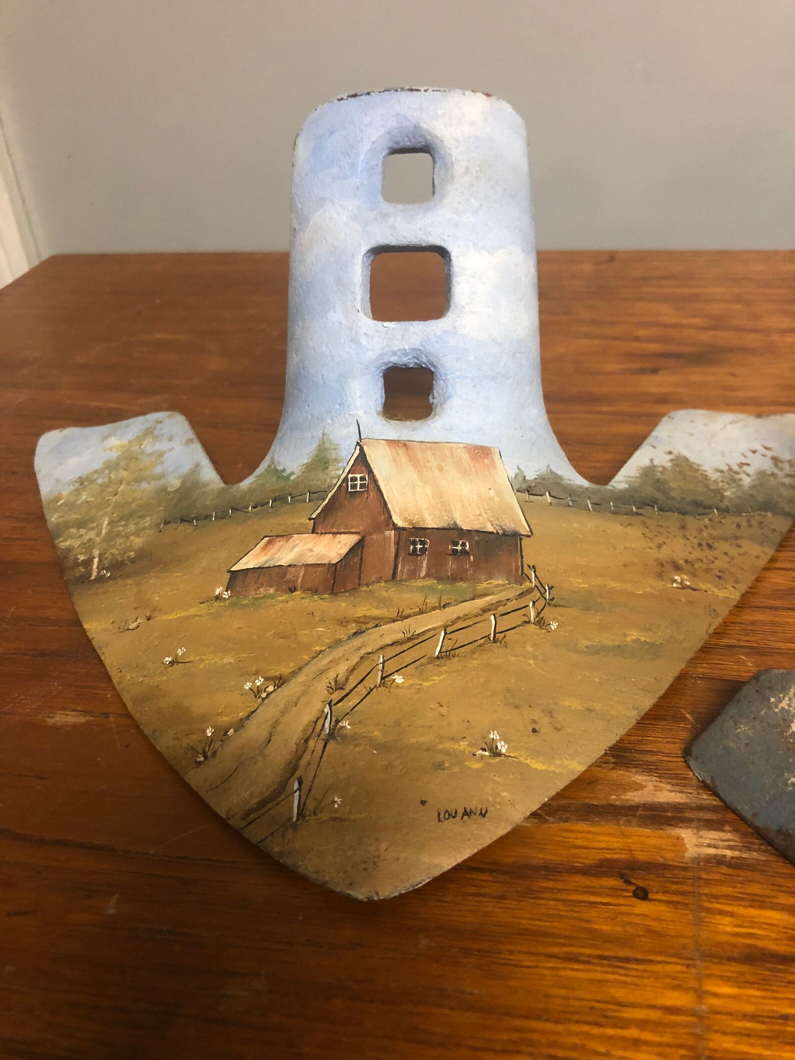 Hand Painted Vintage Plow Blade Etsy