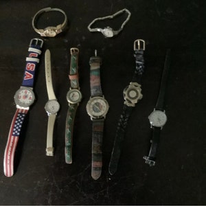 Lot of 8 Vintage ladies wrist watches
