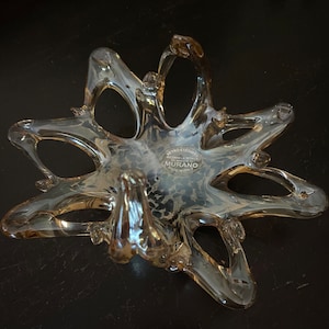 Vintage Murano Glass Star Fish Dish