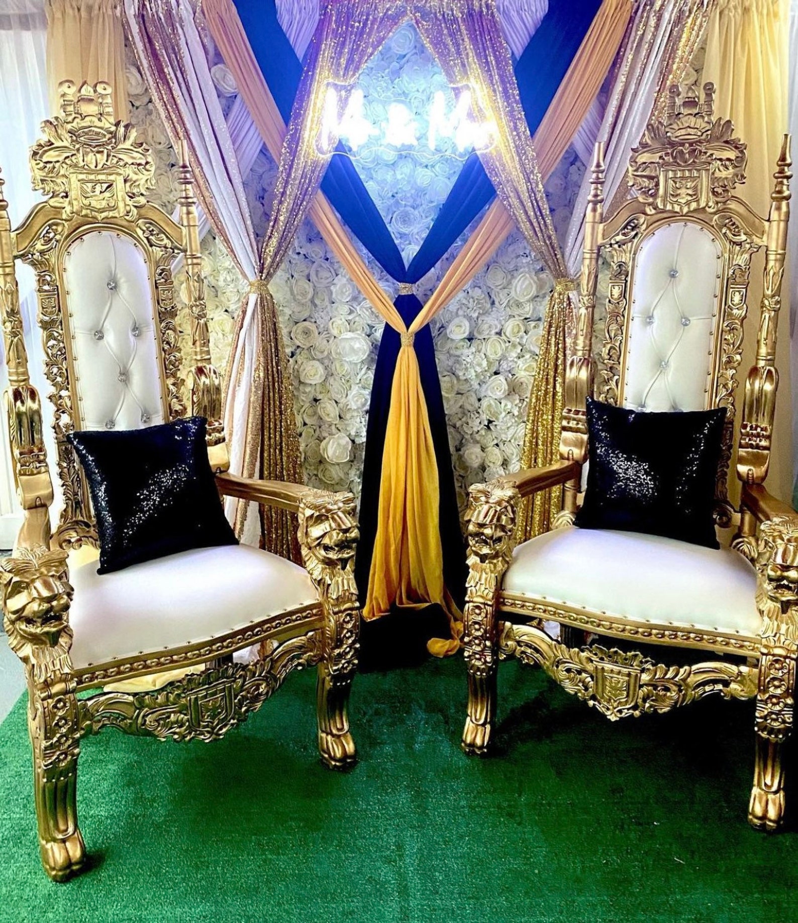 Throne Chairs Rental Only Rental NY Etsy