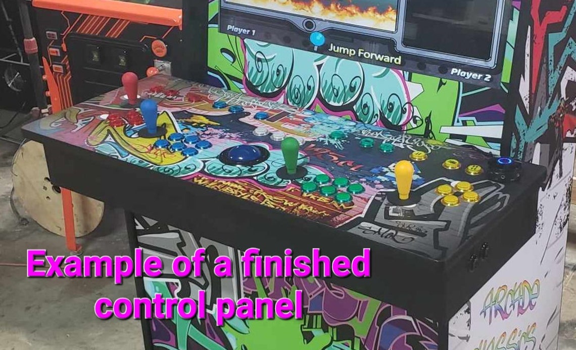 4 Player Arcade Control Panel Kit - Etsy