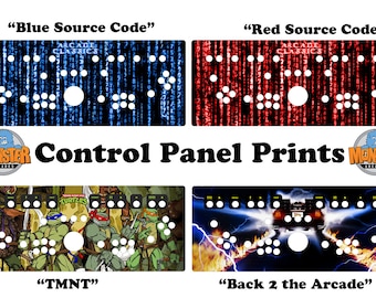 4 Player Arcade Control Panel Art Print