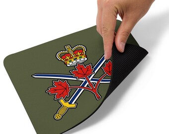 Royal Military College Saint-Jean & Sandhurst Gedenk Emblem | Kanadische Militärakademie Crest Mauspad