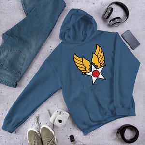 Vintage United States Air Force Emblem Unisex Hoodie