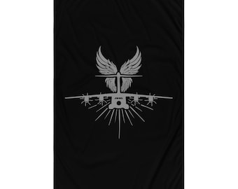 Emblema del avión C-130 Angel Flight – Hércules / Arte de transporte aéreo de la USAF, artículo de colección militar, bandera de regalo para veteranos