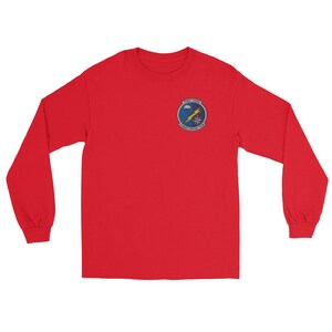 Combat Control Team First There Emblem Embroidered Men’s Long Sleeve Shirt