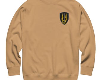 Embleem Canadese Special Service Force Brigade | OSONS Airborne Sword & Wings Crest geborduurd unisex premium sweatshirt