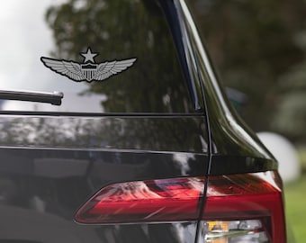 Pegatina de alas de piloto veterano del Ejército – Emblema de aviador militar