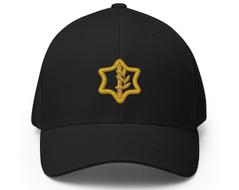 Israel Defense Forces (IDF) Embroidered Flexfit® Structured Twill Cap