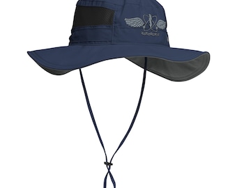 US Navy Aircrewman Rating Emblem – Naval Aircrew Wings Tribute Design Embroidered Columbia booney hat