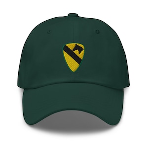Chapéu de pai bordado da 1ª Divisão de Cavalaria do Exército
