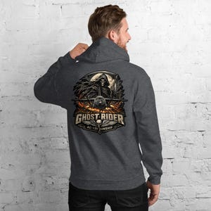 Ghost Rider AC-130 Gunship Emblem - Sensenmann Minigun Design Unisex Hoodie