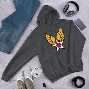 Vintage United States Air Force Emblem Unisex Hoodie