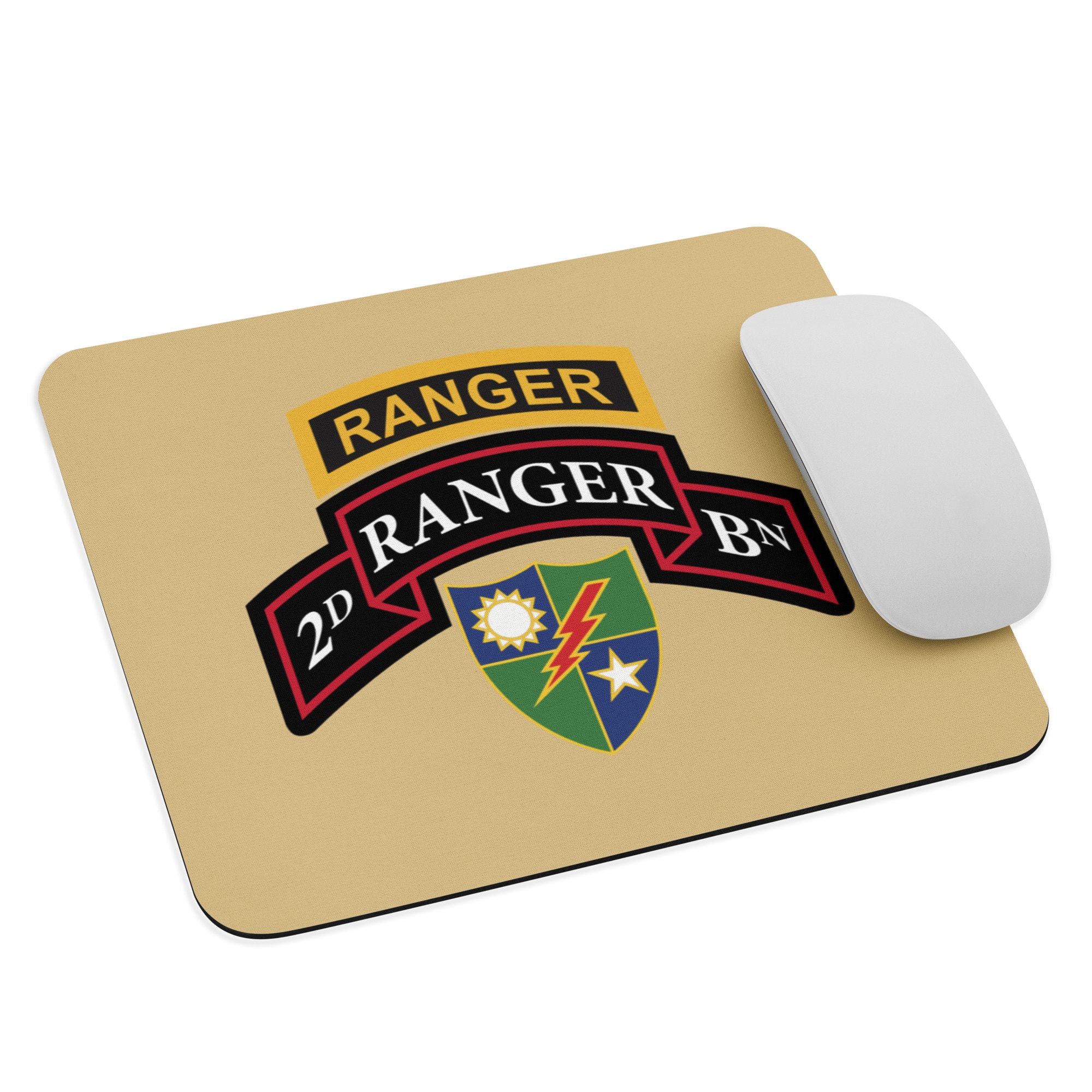 Army 2nd Ranger Battalion Scroll and Tab Mouse Pad - Etsy