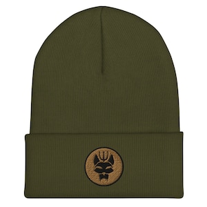 Navy SEAL BRAVO Team Emblem – Special Warfare Unit Logo – Elite SEAL Team Badge Embroidered Cuffed Beanie