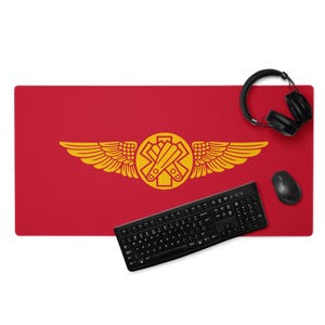 Kustbevakningen Rescue Swimmer Aviation Wings Emblem Gamingmusmatta
