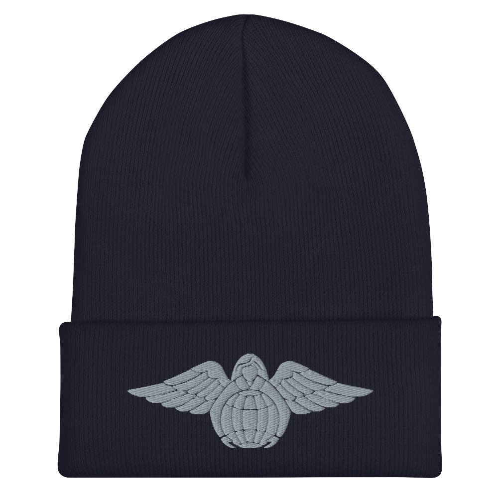 Pararescue Angel of Mercy Emblem – USAF PJ Rescue Patch | Air Force Special Ops Embroidered Cuffed Beanie
