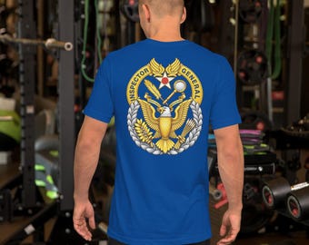 USAF Inspector General Badge – U.S. Air Force IG Duty Insignia | Military Eagle Emblem Unisex t-shirt