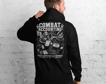 Combat Accounting Design | Budget Successfully Expended | Military Operator Ammo Audit Satire Unisex Hoodie