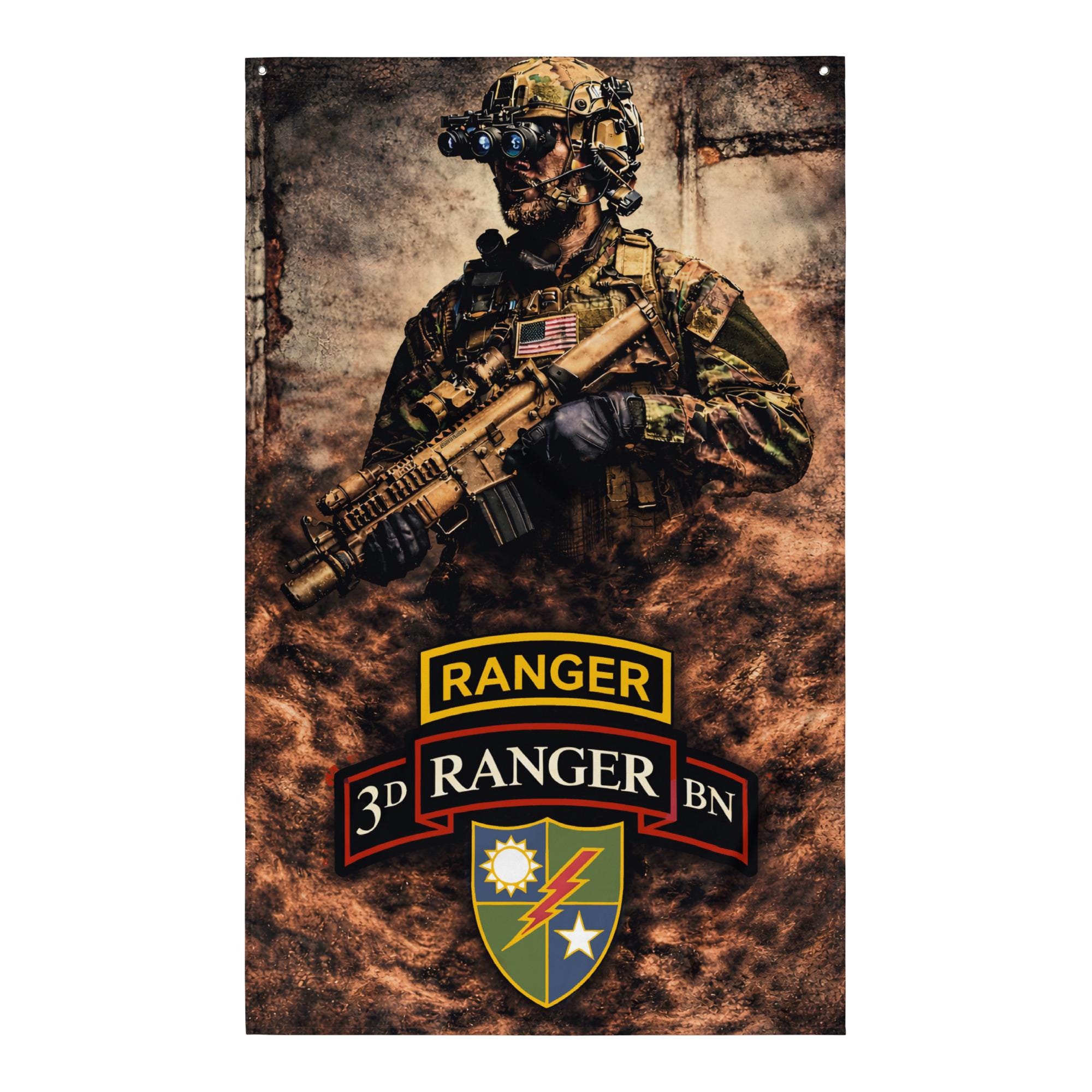 3rd Battalion 75th Ranger Regiment Poster | Elite U.S. Army Ranger Wall ...