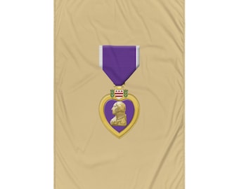 パープルハート勲章 PVC パッチ - アメリカ軍 - 陸軍、海軍、海兵隊