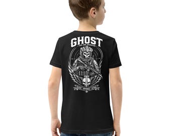 Ghost Tier One Operator | Elite Tactical Skull Emblem | Special Operations Inspired Youth Short Sleeve T-Shirt