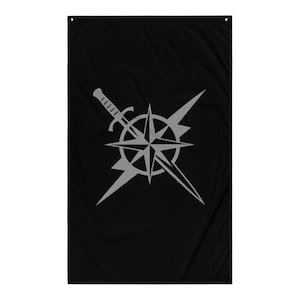 USAF Special Warfare Emblem – Compass, Sword & Lightning Bolt Symbol | Air Force AFSPECWAR Inspired Design Flag