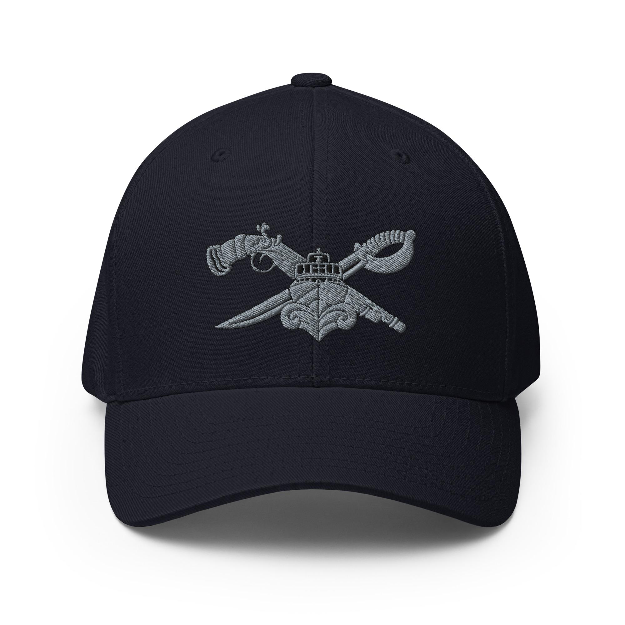 SASHIKO STRETCH MARINE CAP BLACK