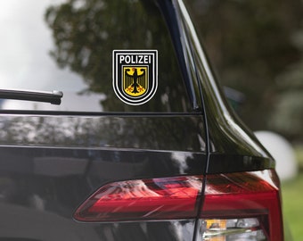 German GSG-9 Bundespolizei Bubble-free stickers