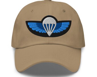 Gorra de papá bordada con alas de paracaídas del Servicio Aéreo Especial (SAS)
