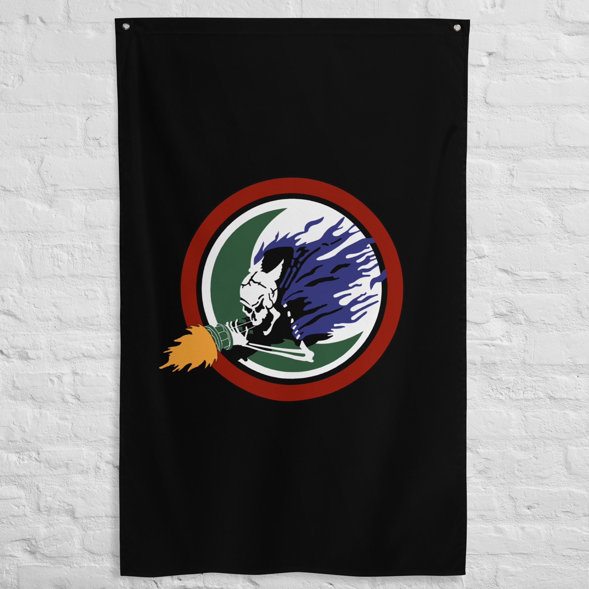 AC-130H Spectre Gunship Emblem – Ghost Rider Patch Flag - Etsy