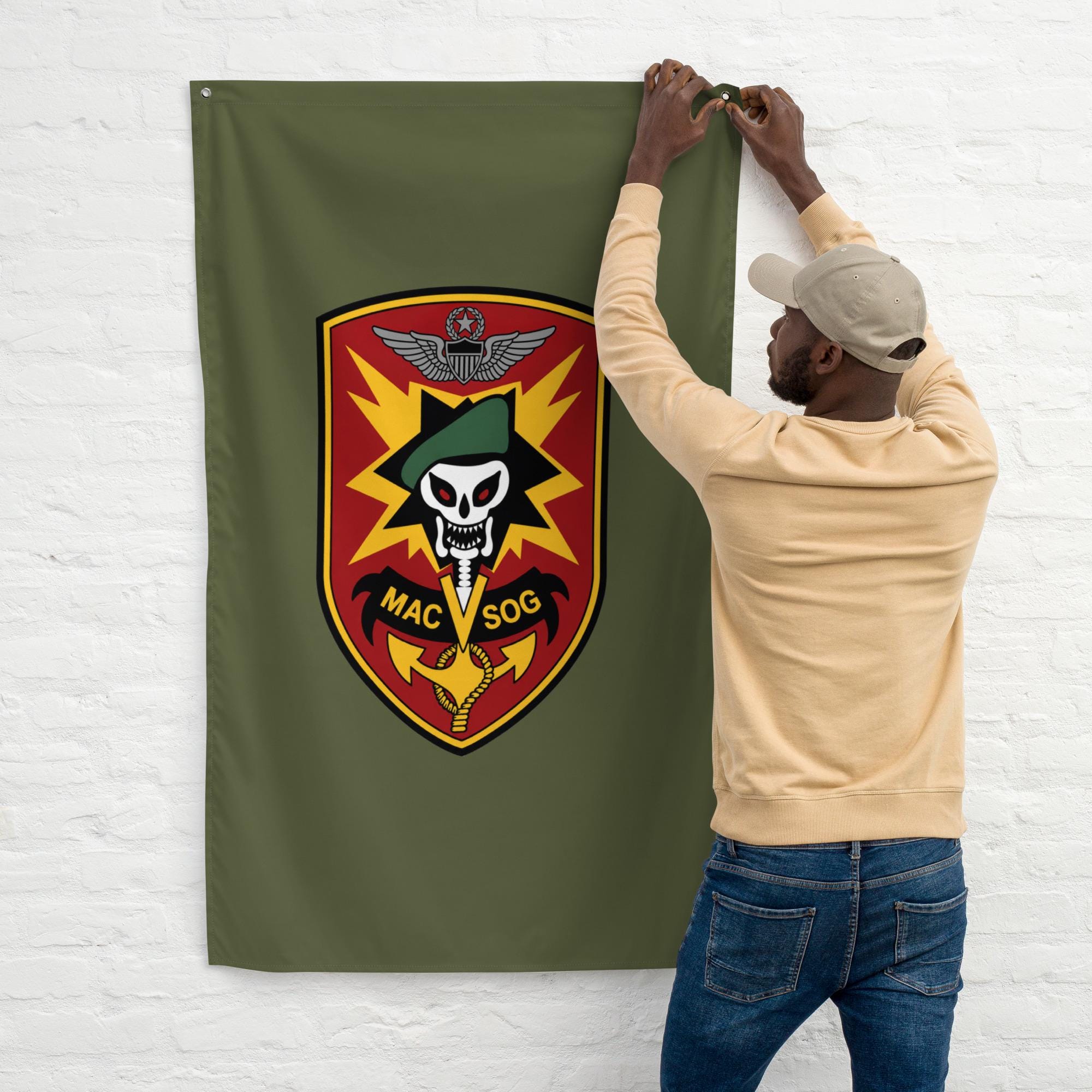 ベトナム軍事援助司令部研究観察グループ（MACV-SOG）旗 - Etsy 日本
