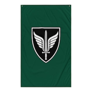 Norwegian FSK Special Operations Emblem | Forsvarets Spesialkommando Insignia | Elite Commando Badge Flag