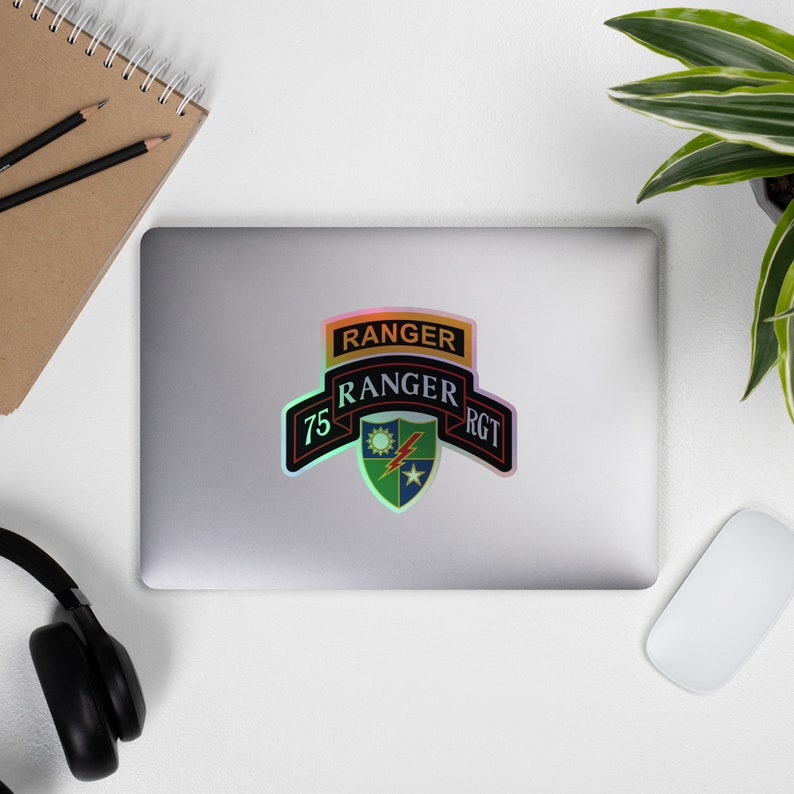 Army 75th Ranger Regiment Scroll and Tab Holographic Stickers - Etsy ...