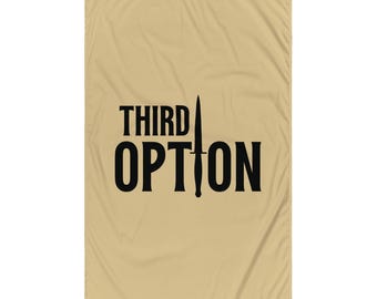 The Third Option Embroidered Flag