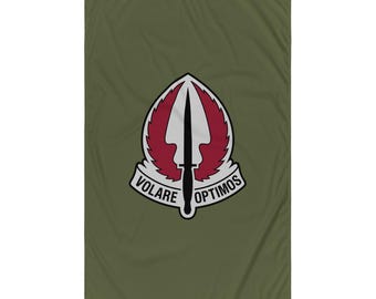 USASOAC Crest Shirt Special Operations Aviation Command Airborne Tribute Flag