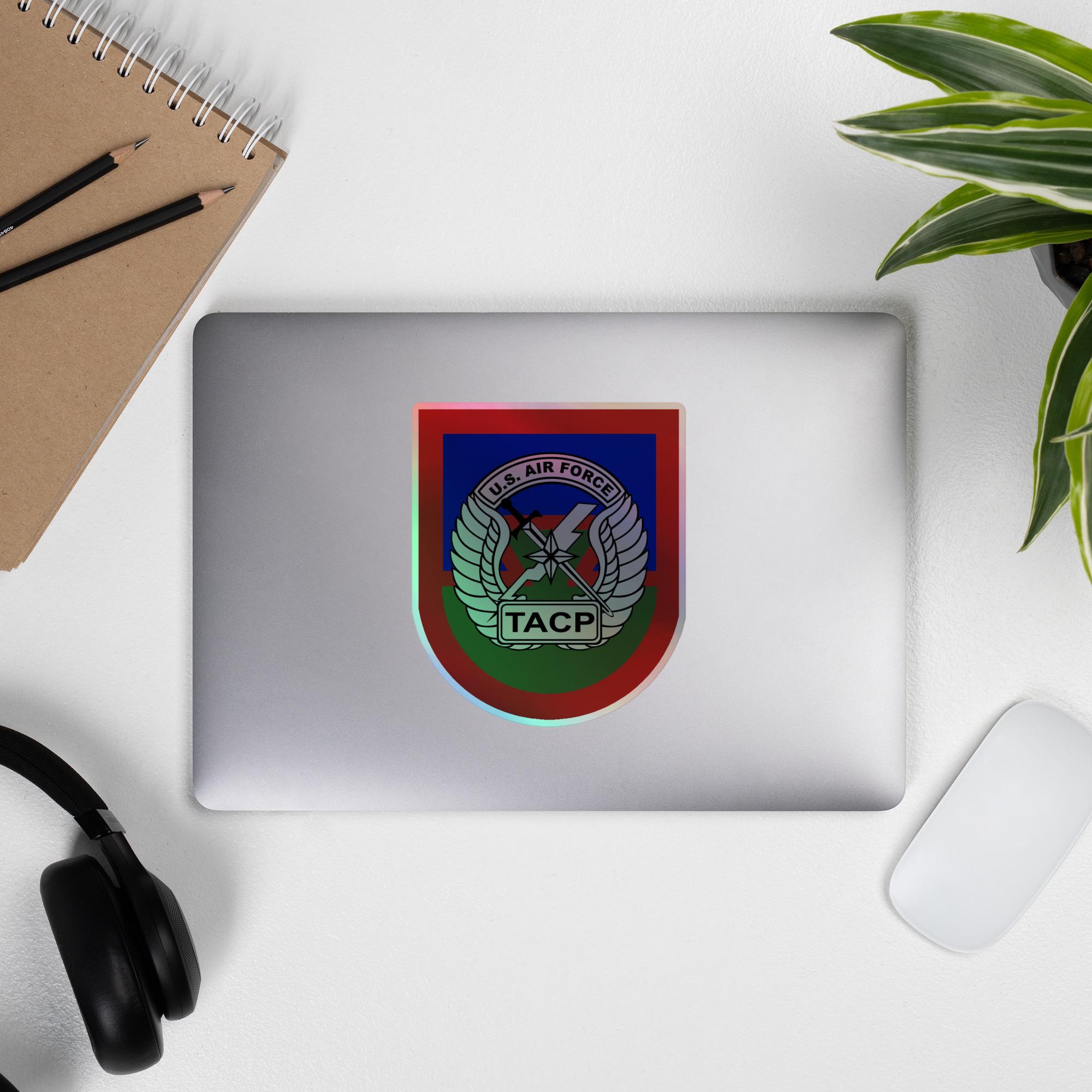 Tactical Air Control Party (TACP) Flash and Crest Holographic stickers